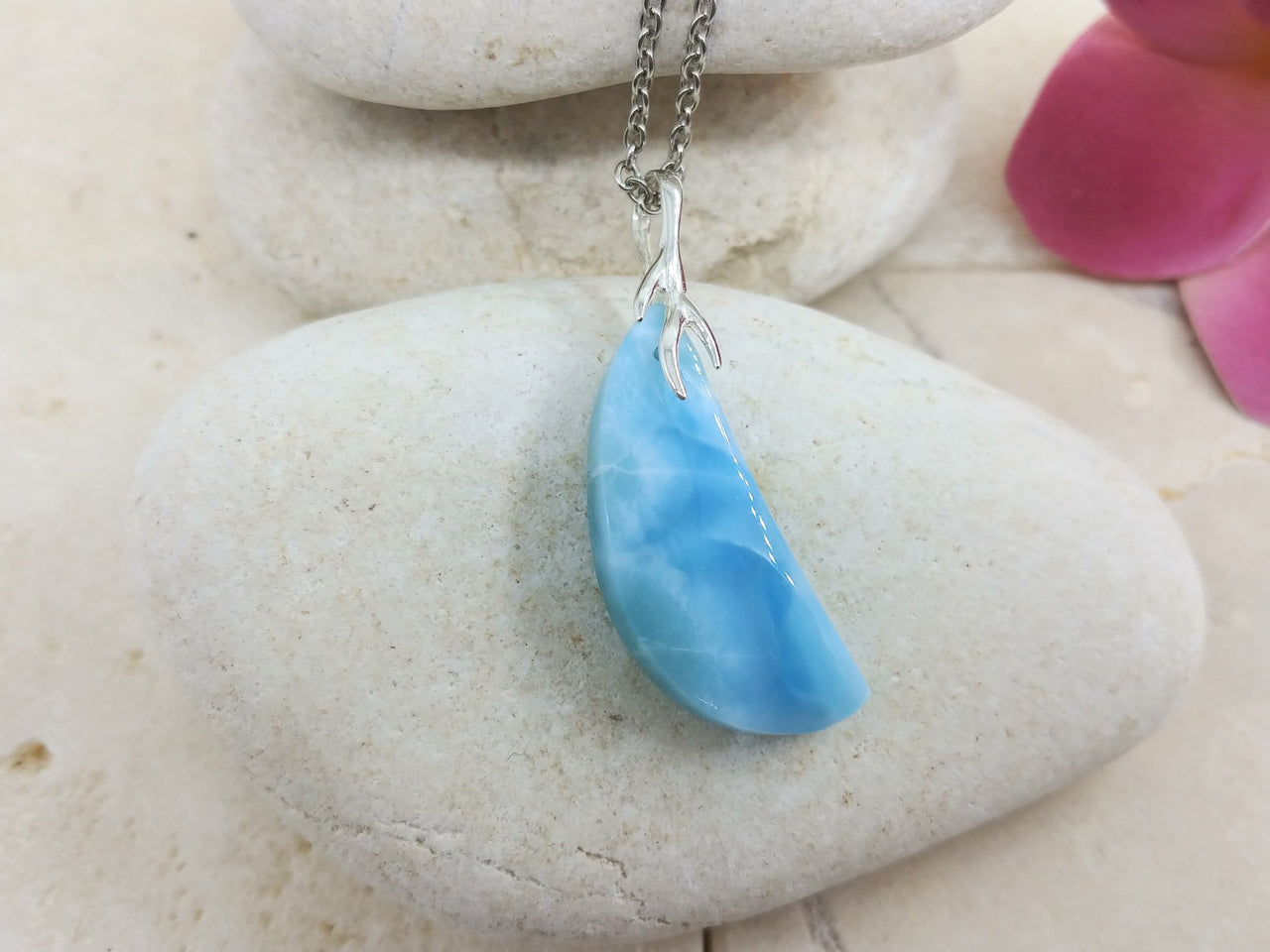 Larimar charming pendant