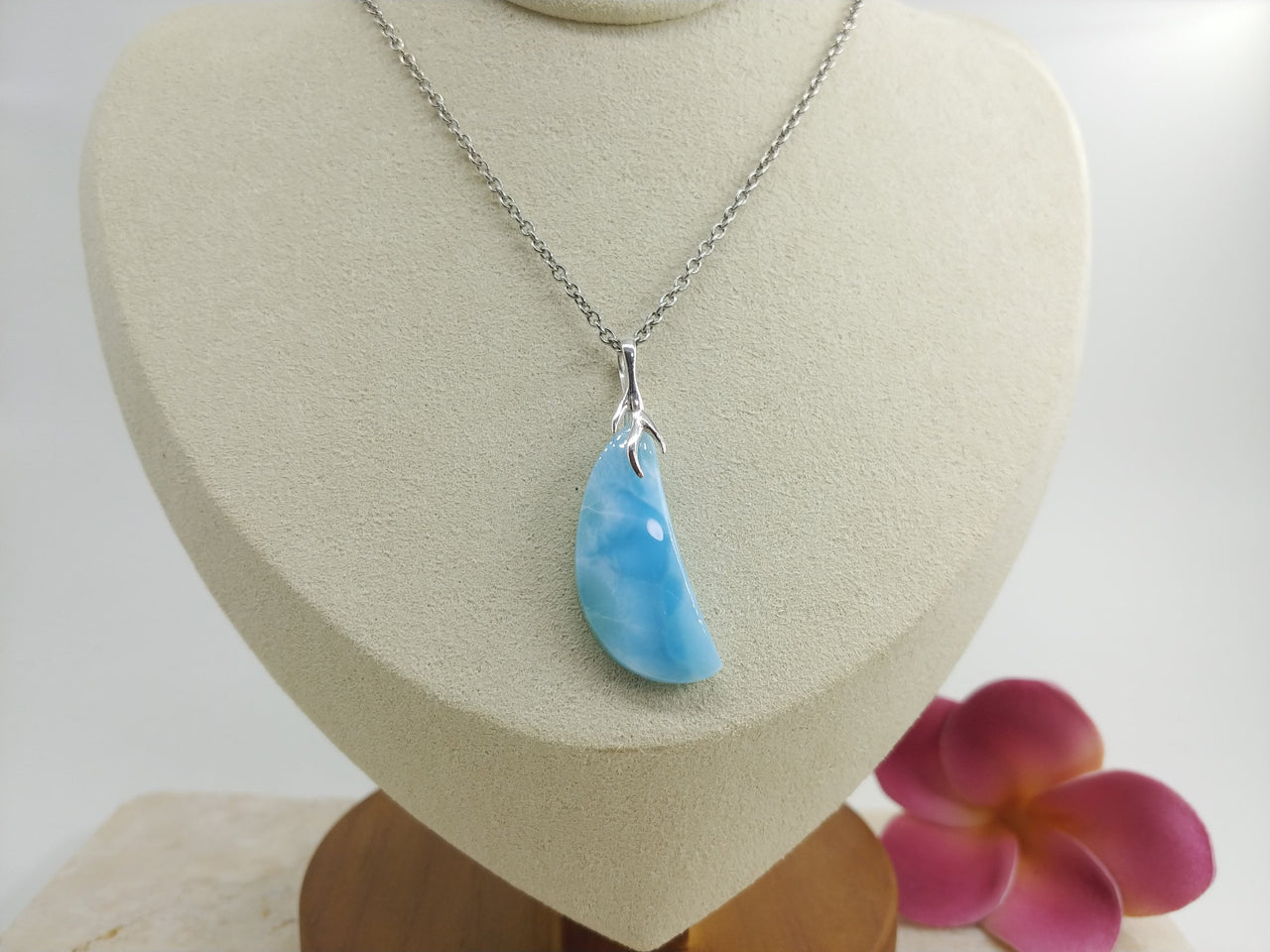 Larimar charming pendant