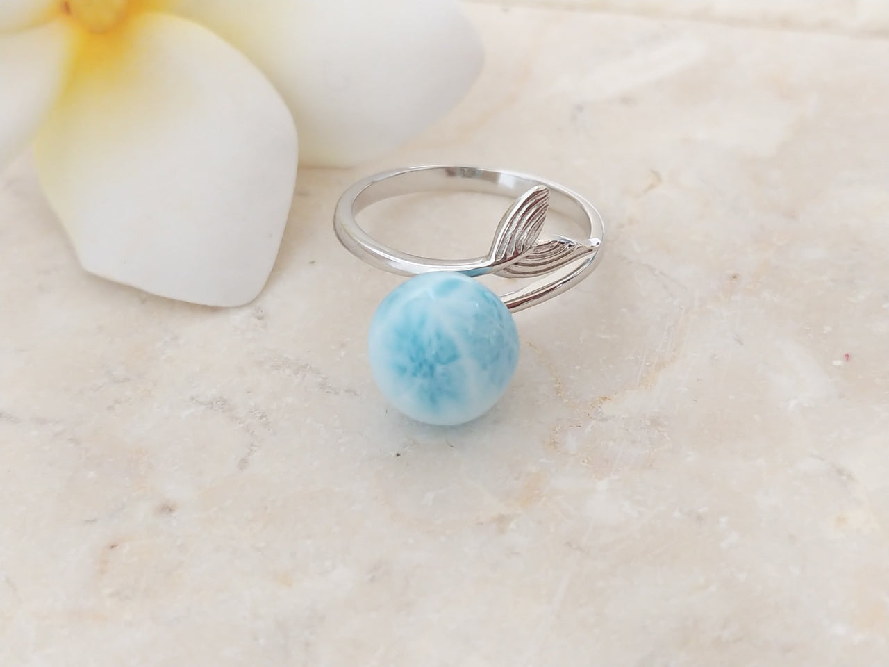 Larimar tail ring