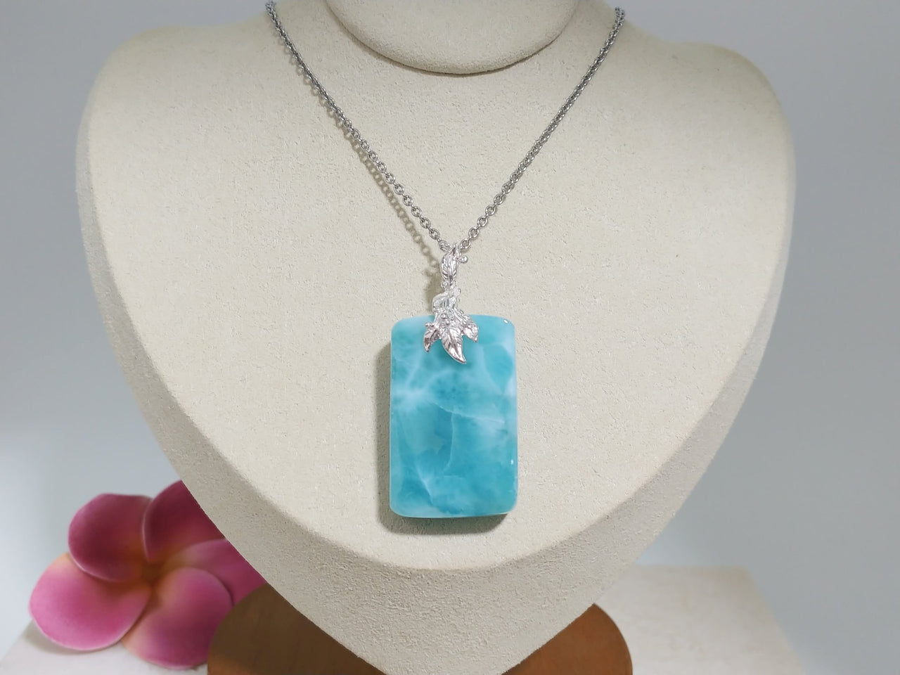 Larimar AAA like jelly pendant