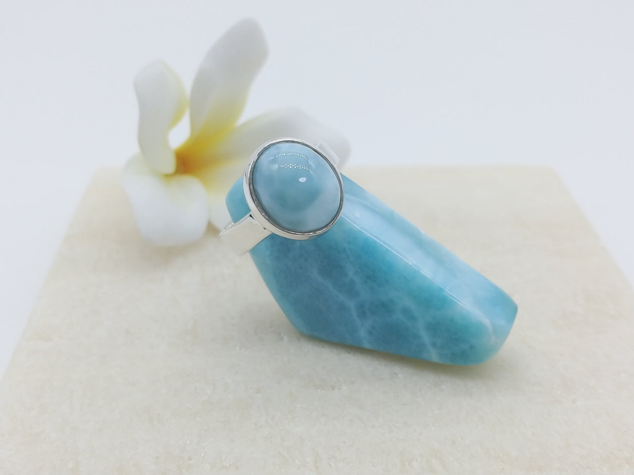 Larimar Oval Ring