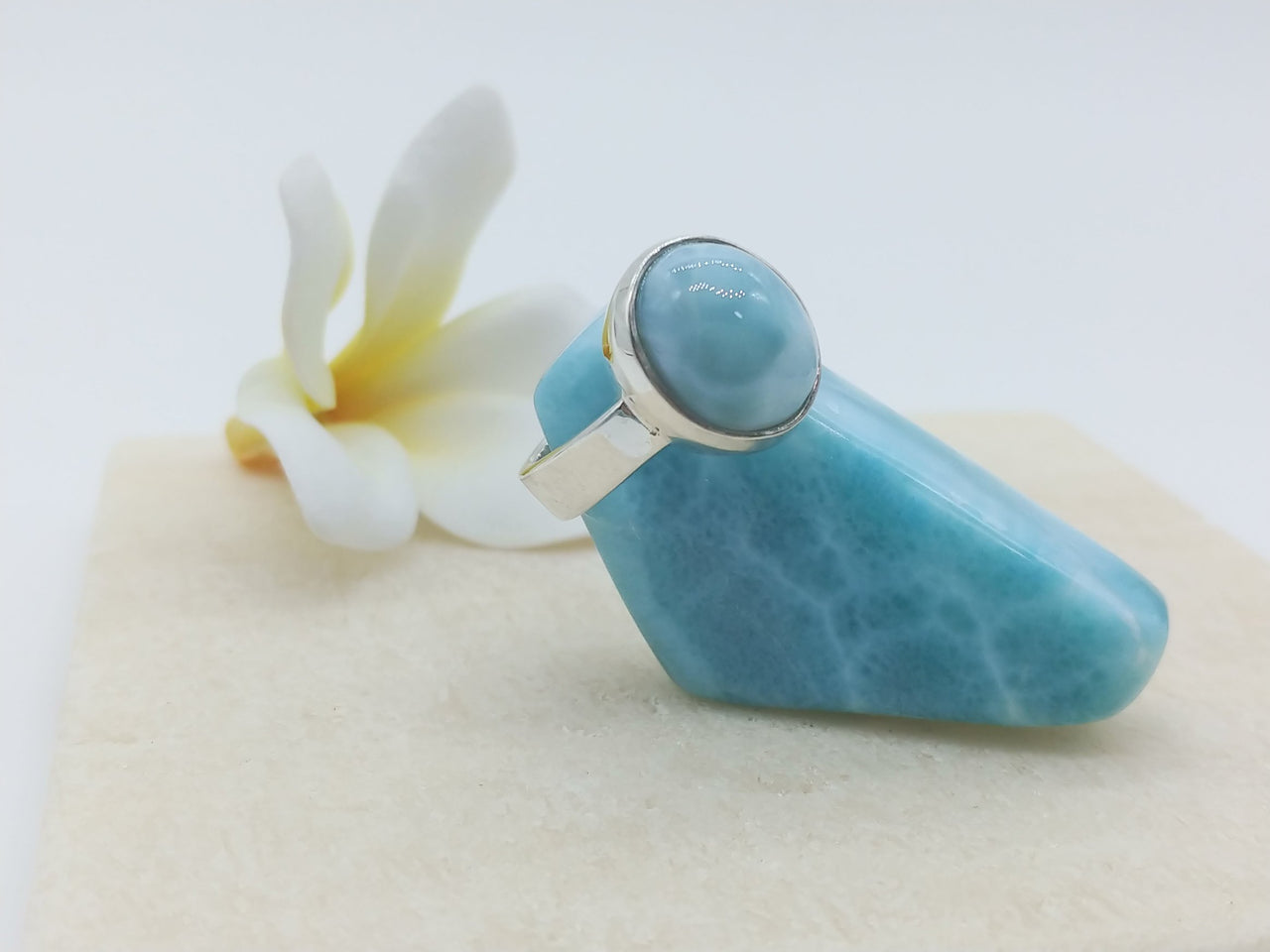 Larimar Oval Ring