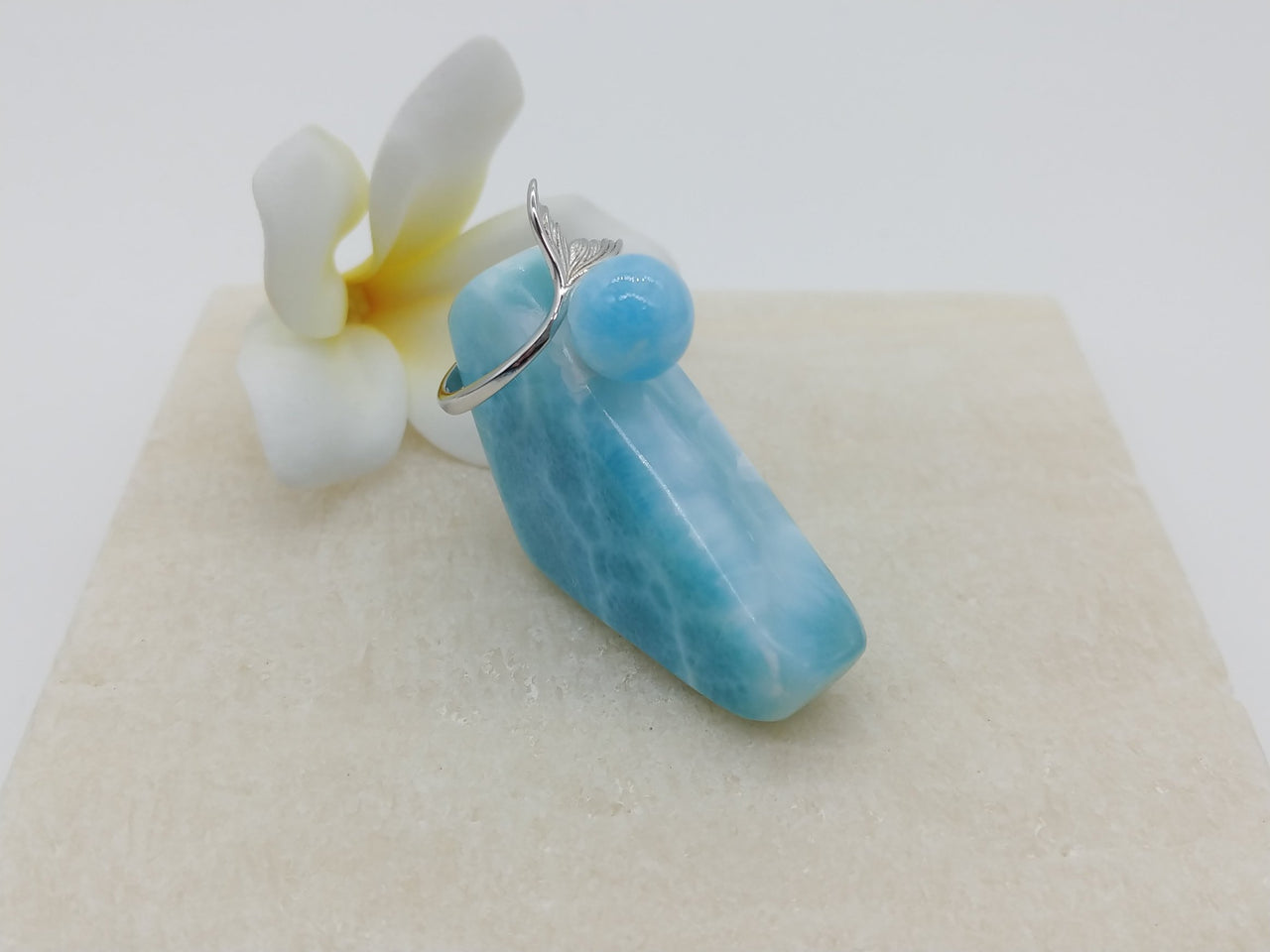 Larimar Libero Tail Ring