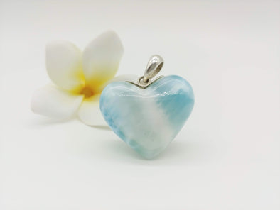 Larimar heart pendant