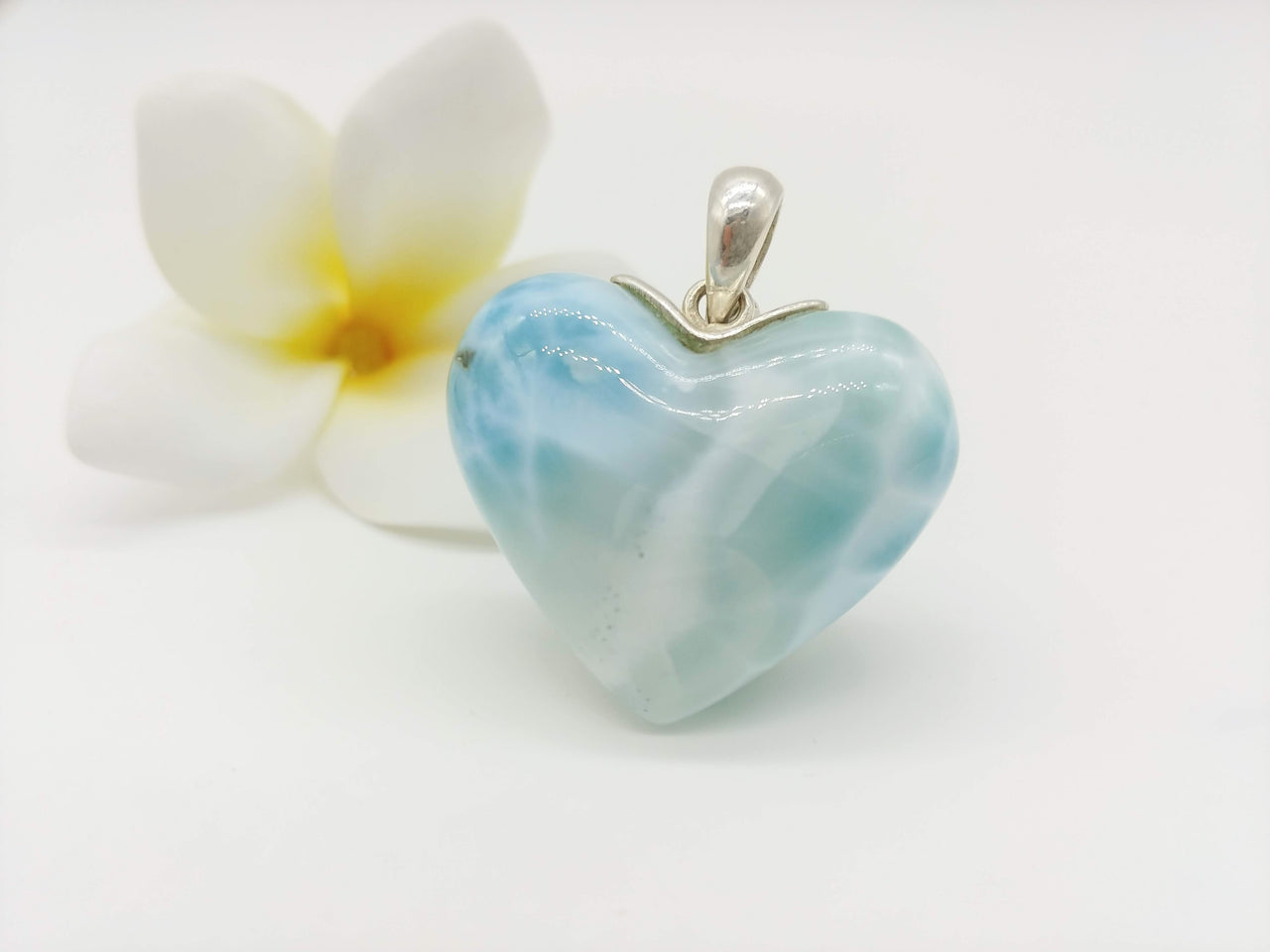 Larimar heart pendant