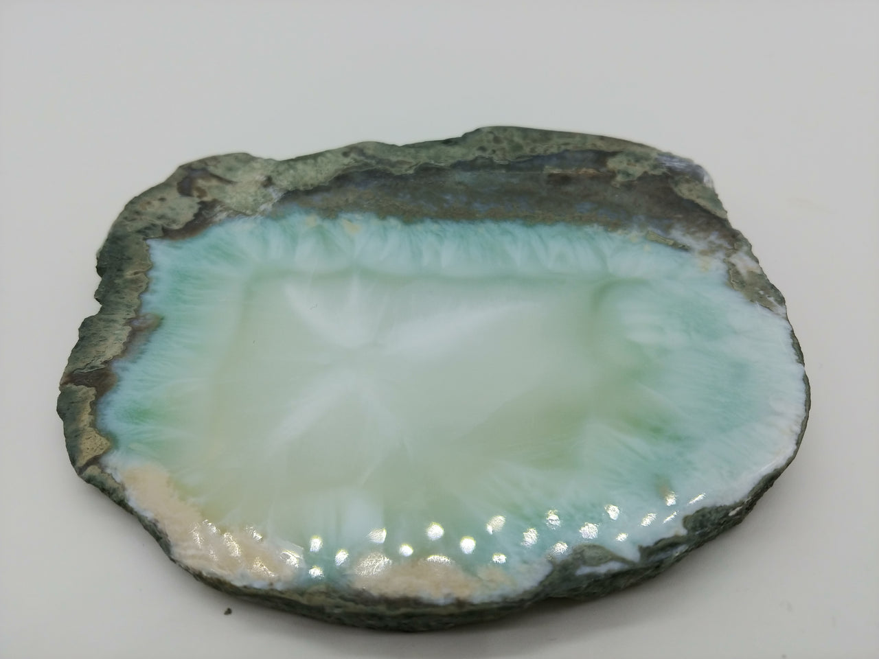 Larimar mesmerizing slice plate 6