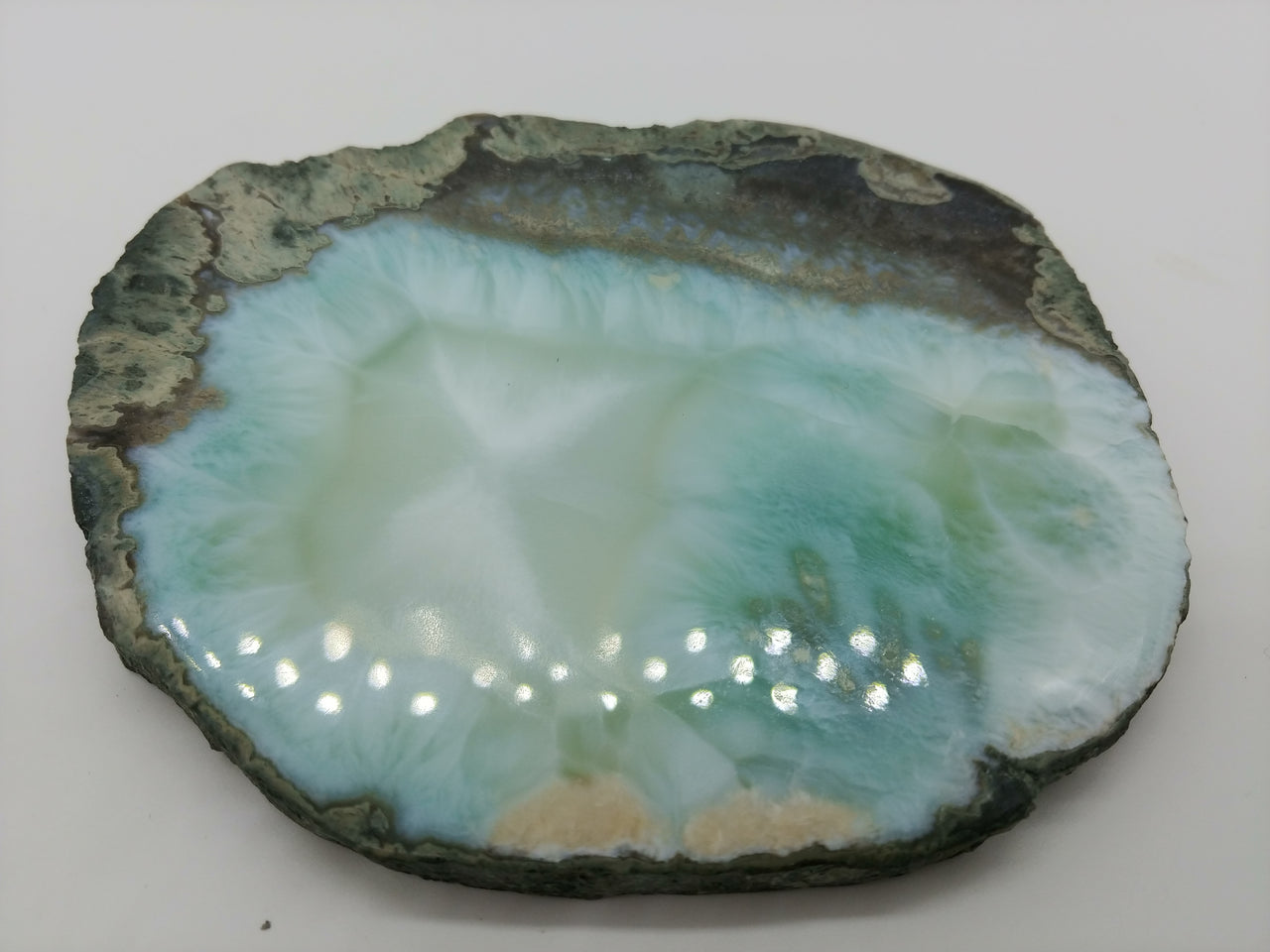 Larimar mesmerizing slice plate 7