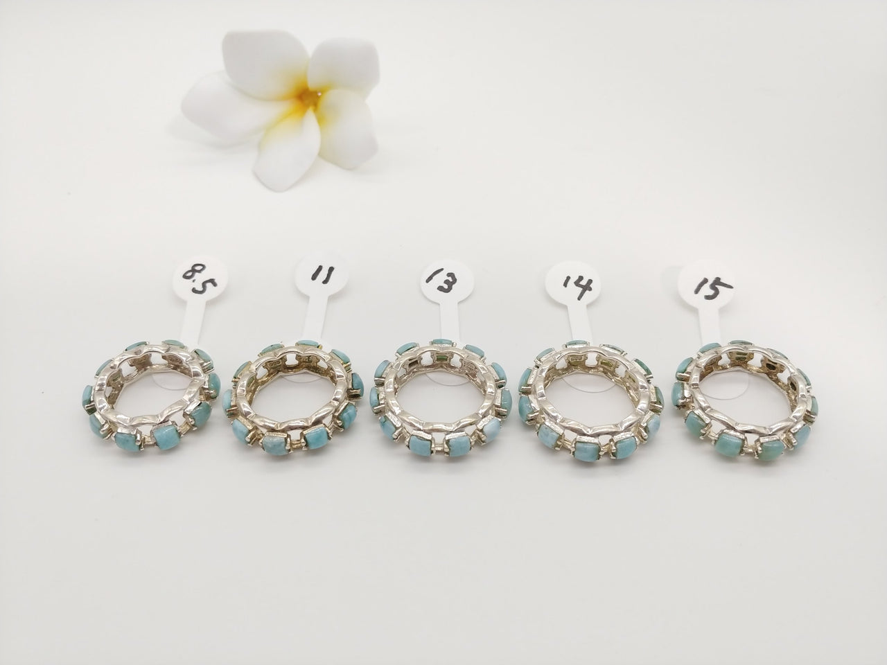 Larimar Row Ring